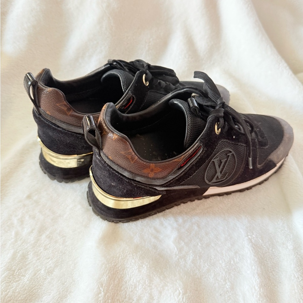 Black and Brown Designer Sneakers - Picture 3 of 10